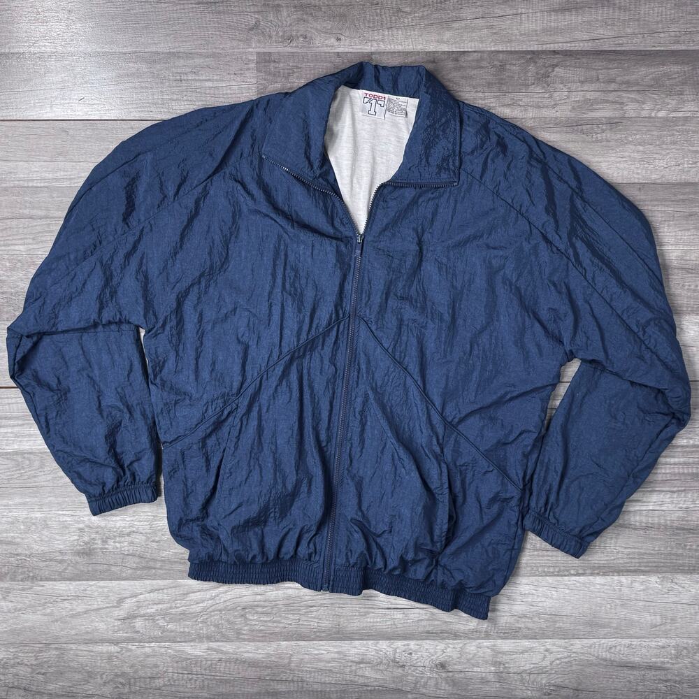 XLT Vintage Navy Windbreaker Jacket Todd 1